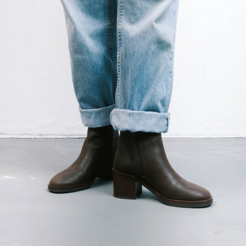 Teken Boots, waxed brown